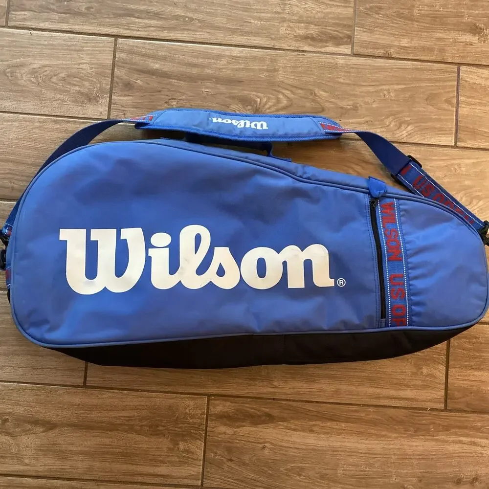 Wilson US Open Tennis Multi Racket Bag with Shoulder Strap